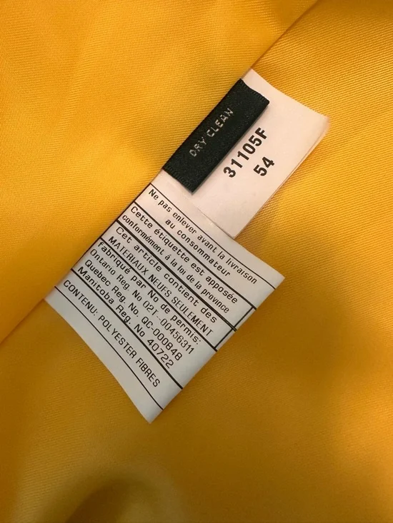 Lauren Ralph LaurenYellow Trench Coat - Picture 8 of 8